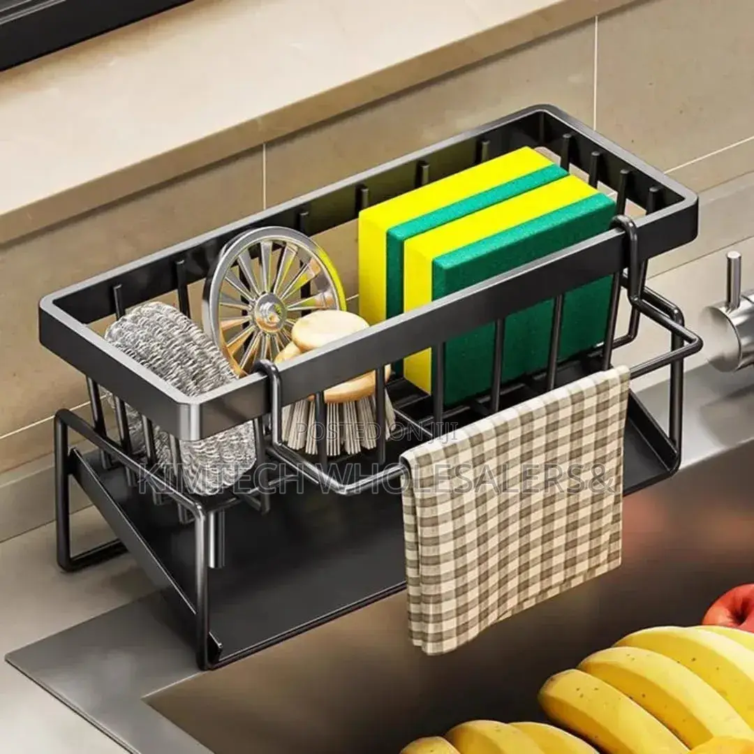 Sink Caddy Multifunctional Sink Sponge Detergent Storage Rack