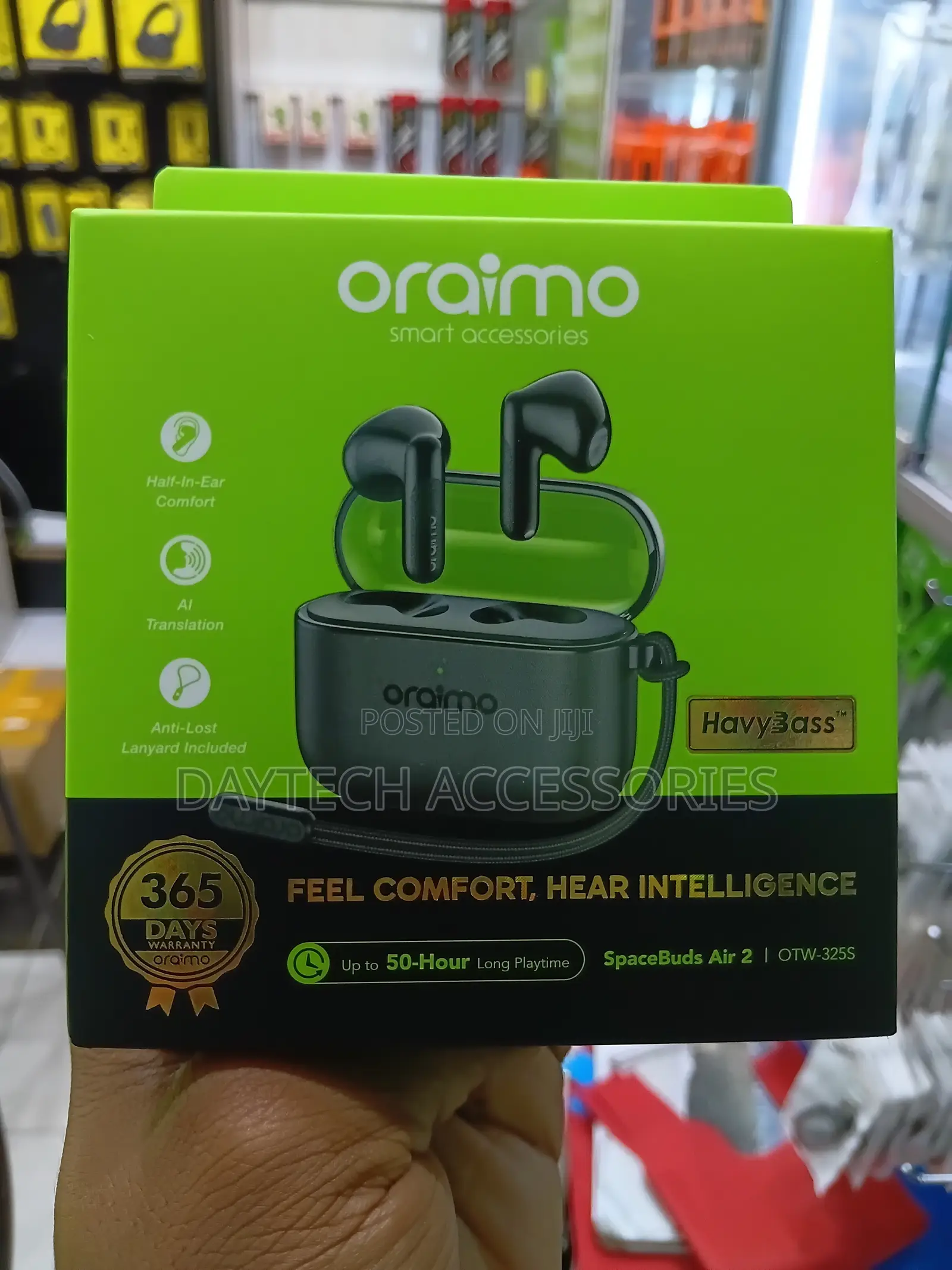 The Oraimo SpaceBuds Air 2 (OTW-325S) Are True Wireless Earbuds.