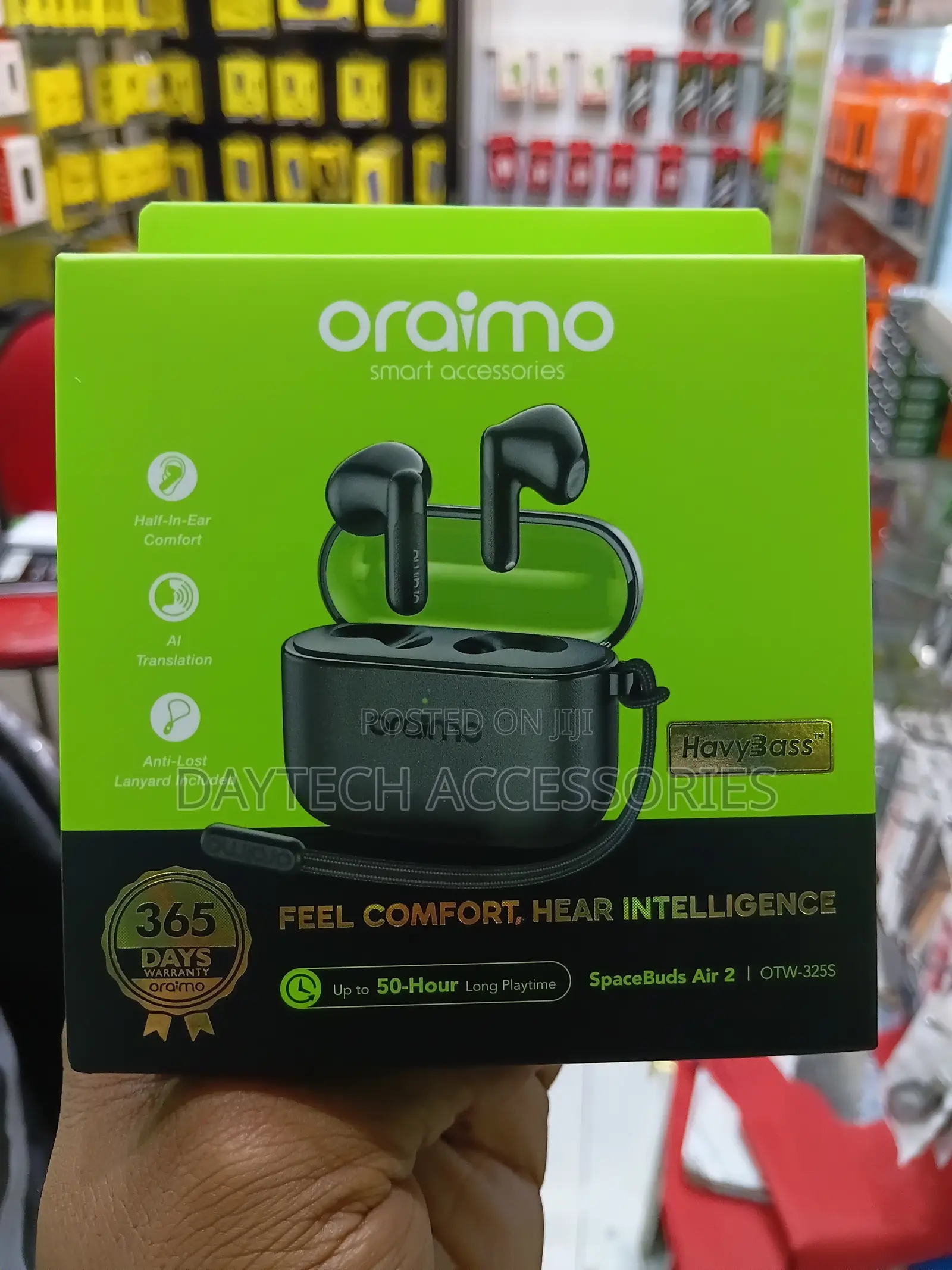 The Oraimo SpaceBuds Air 2 (OTW-325S) Are True Wireless Earbuds.