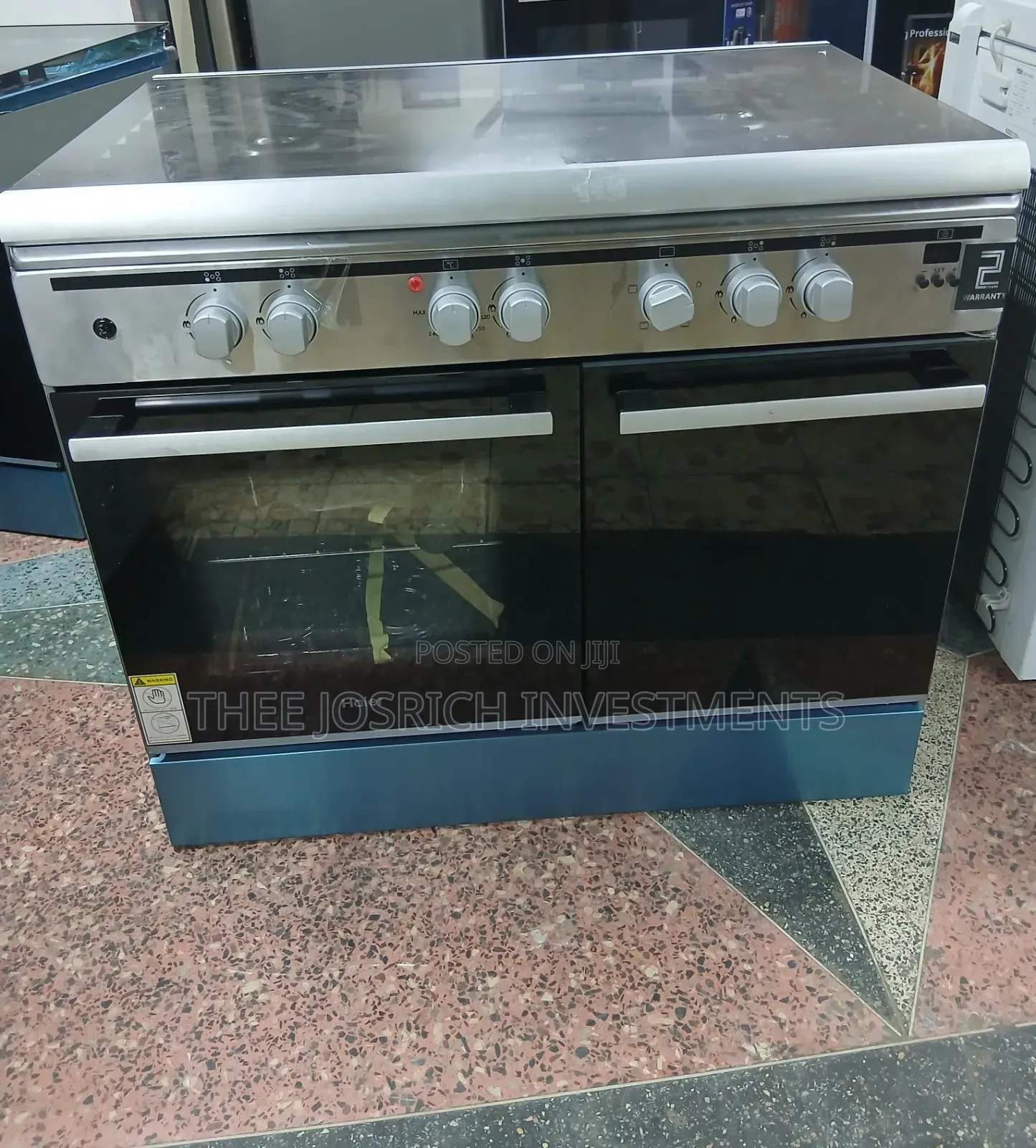 Haier 90*60 Cooker 5 Burner , Wok Burner Gas Leak Detection Turbo Fan