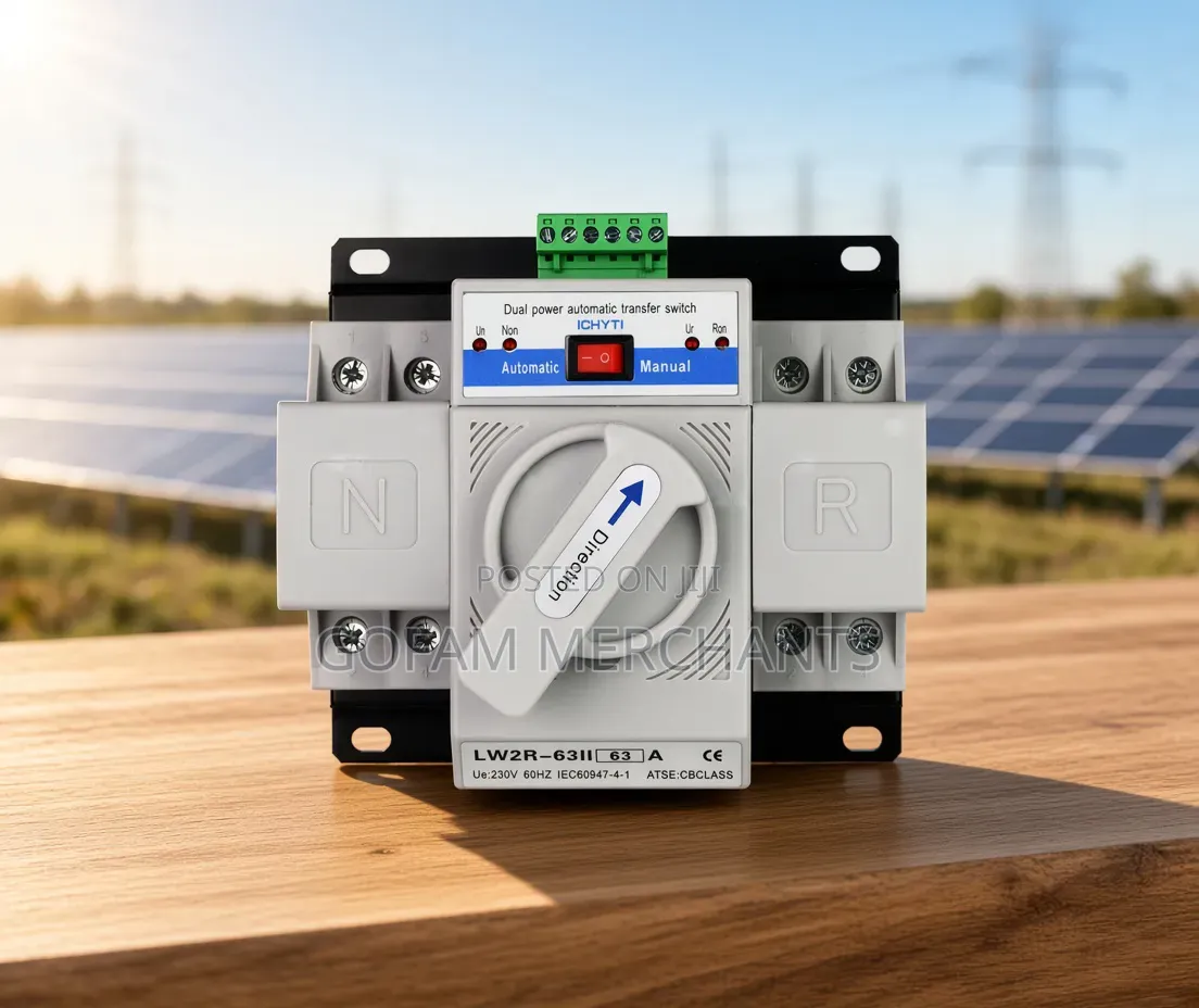 Automatic Changeover/Transfer Switch (ATS) 63A, Single Phase