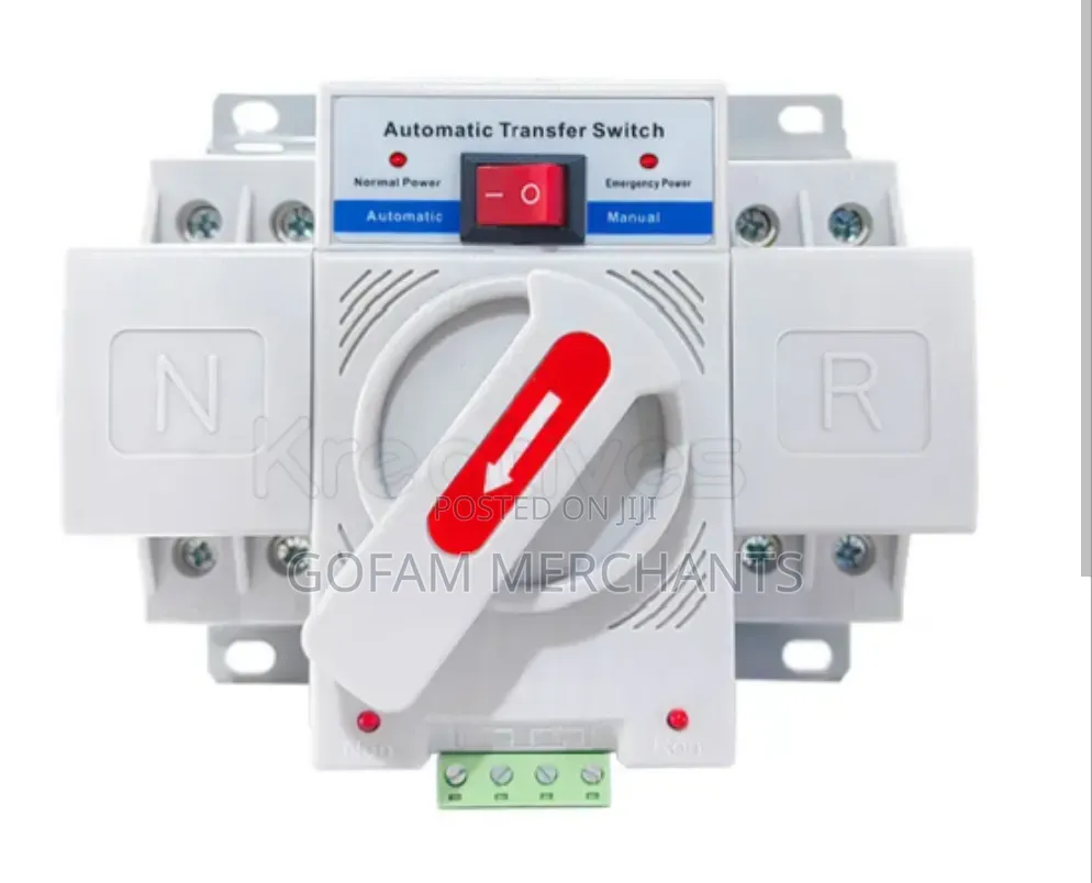 Automatic Changeover/Transfer Switch (ATS) 63A, Single Phase