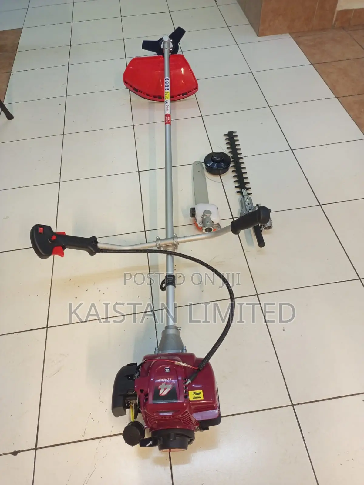 Premier 4-in-1 4-Stroke Function Petrol Brush Cutter Grass Trimmer