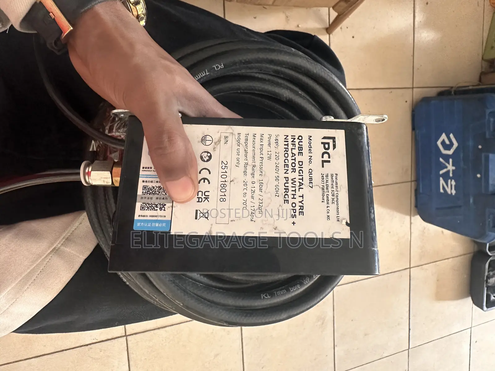 Heavy Duty Commercial Sunshine Italy PCL Tyre Inflator