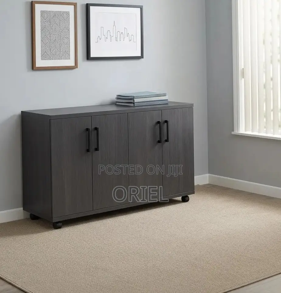 Office Credenza : 4-Door Office Credenza (Custom Made)