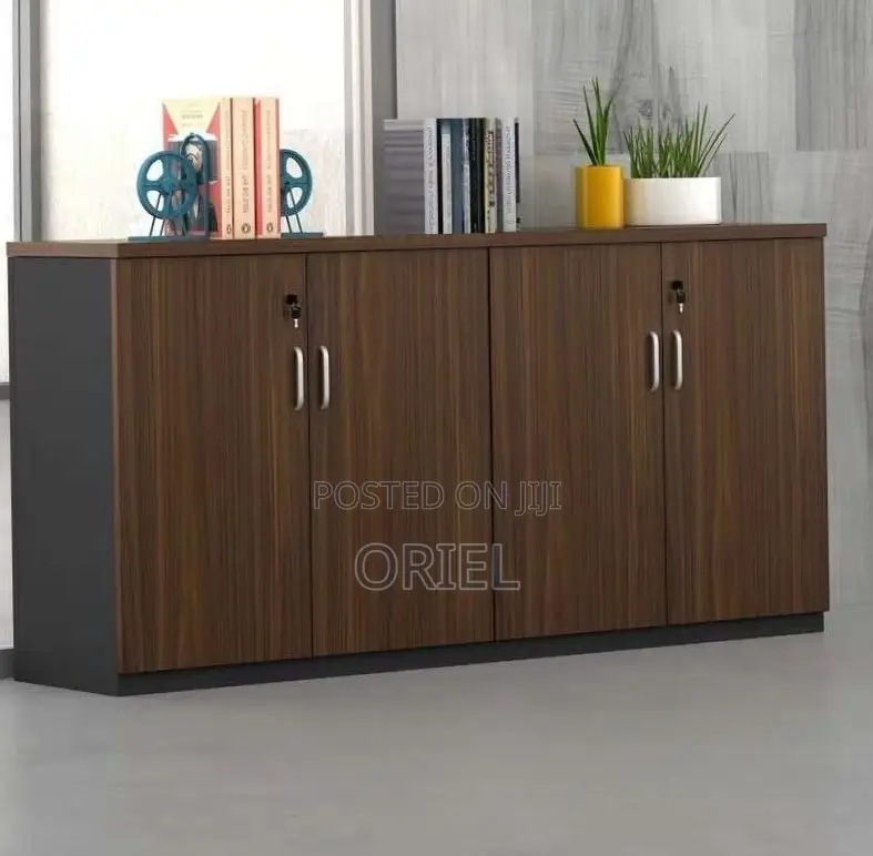 Office Credenza : 4-Door Office Credenza (Custom Made)