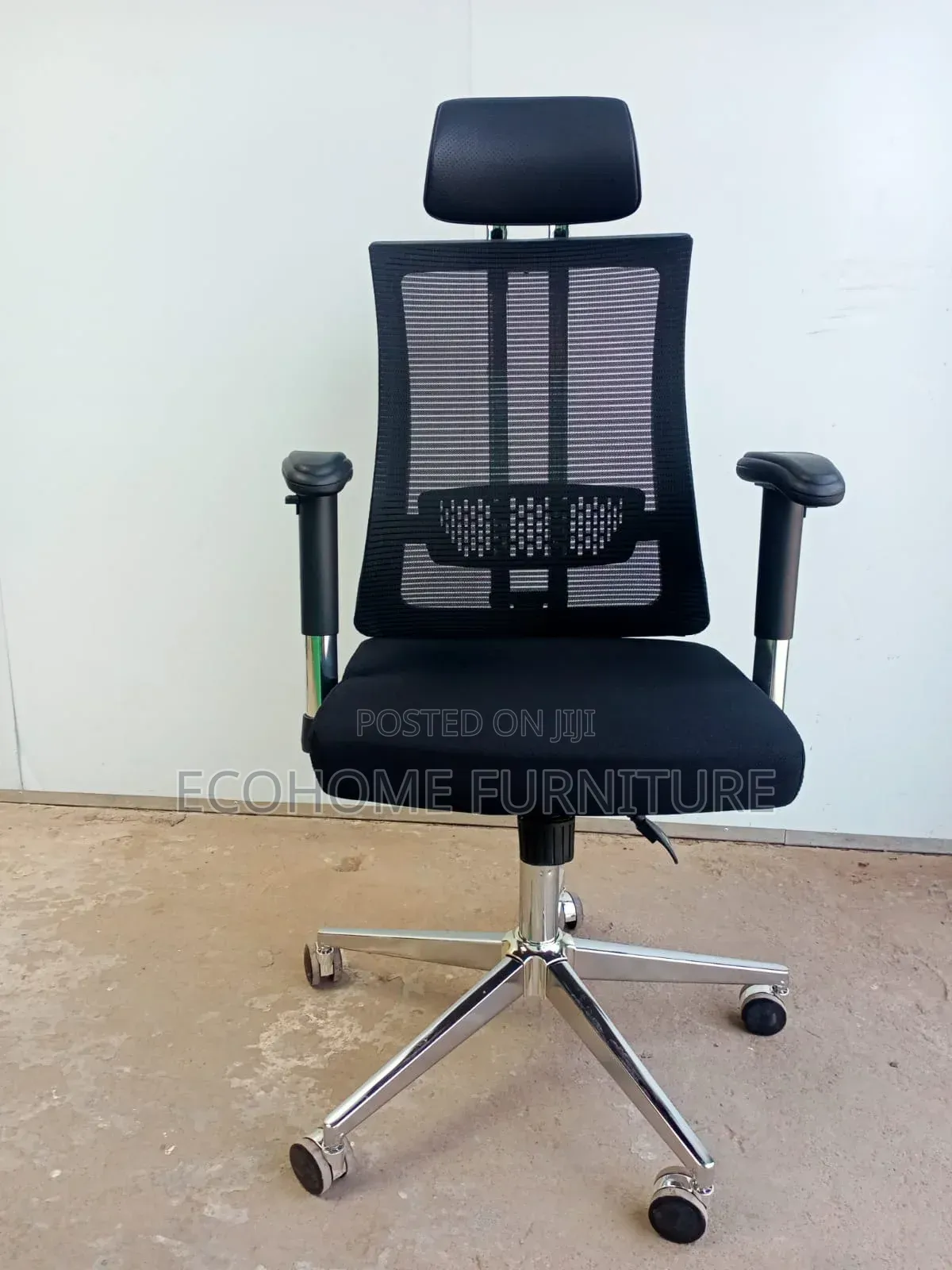 Office Chair – Ergonomic Mesh High Back With Headrest Reclining