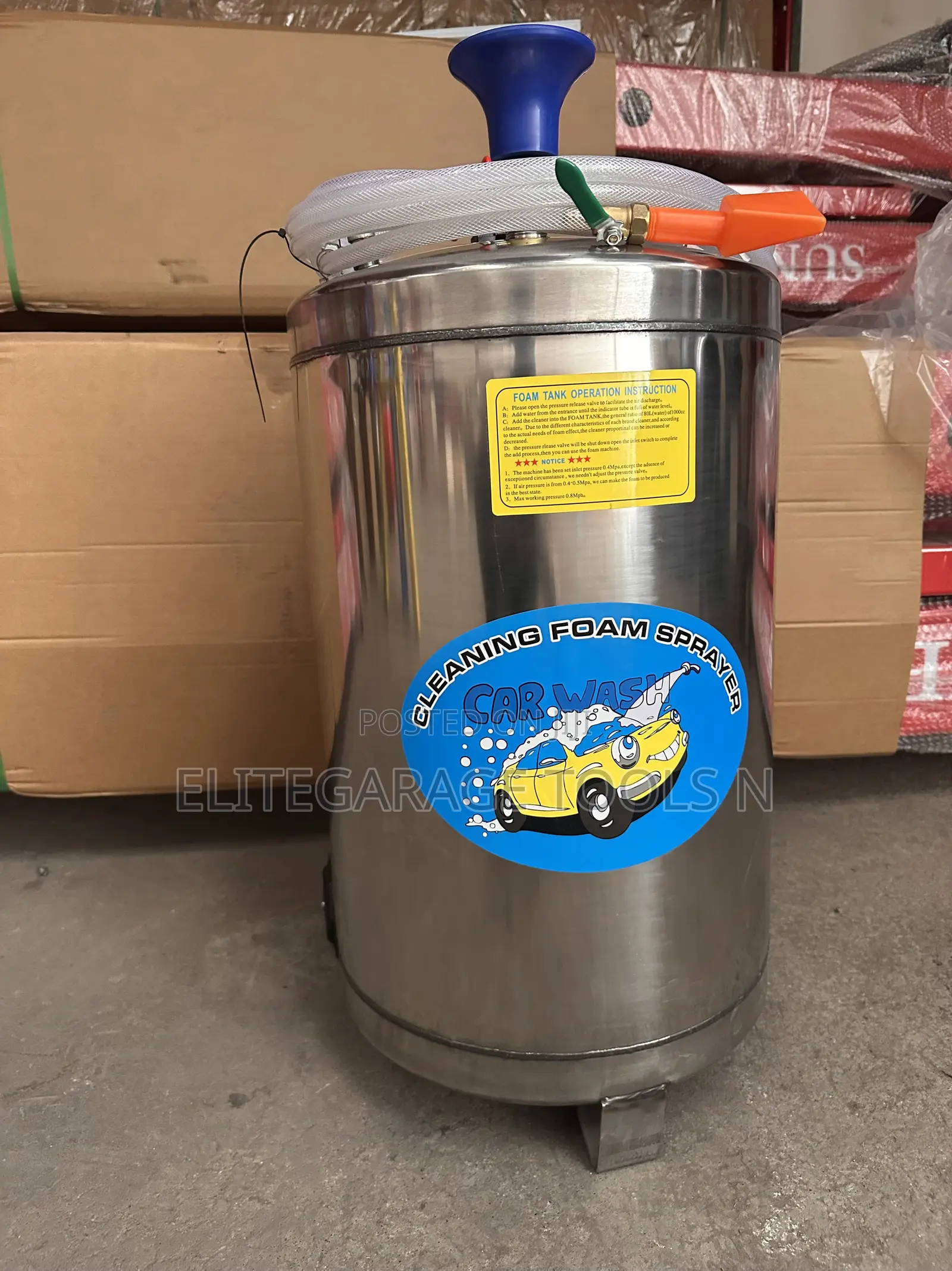 Heavy Duty Stainless Steel Italy Foam Machine