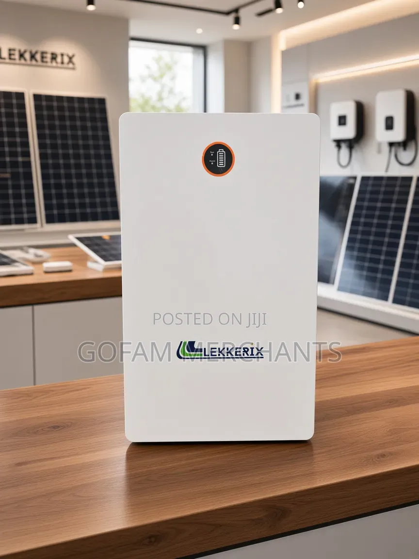 10.24kWh 51.2V 200Ah LEKKERIX Wall Mounted LiFePO4 Lithium Battery