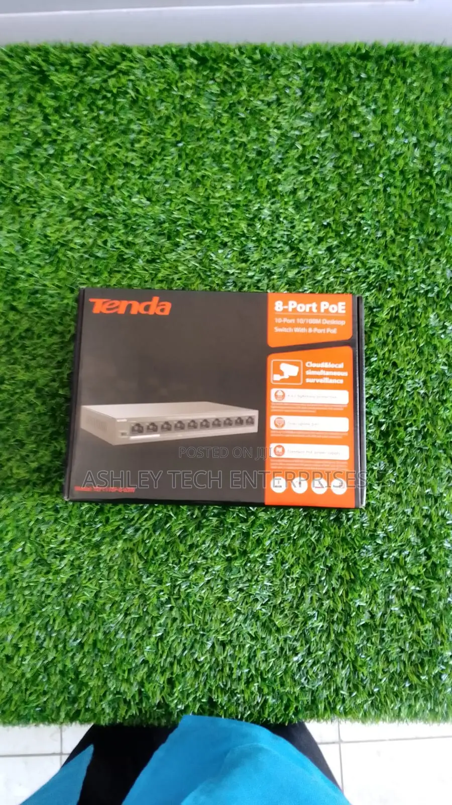 High Performance Tenda 8-Port PoE Switch – Smart Networking