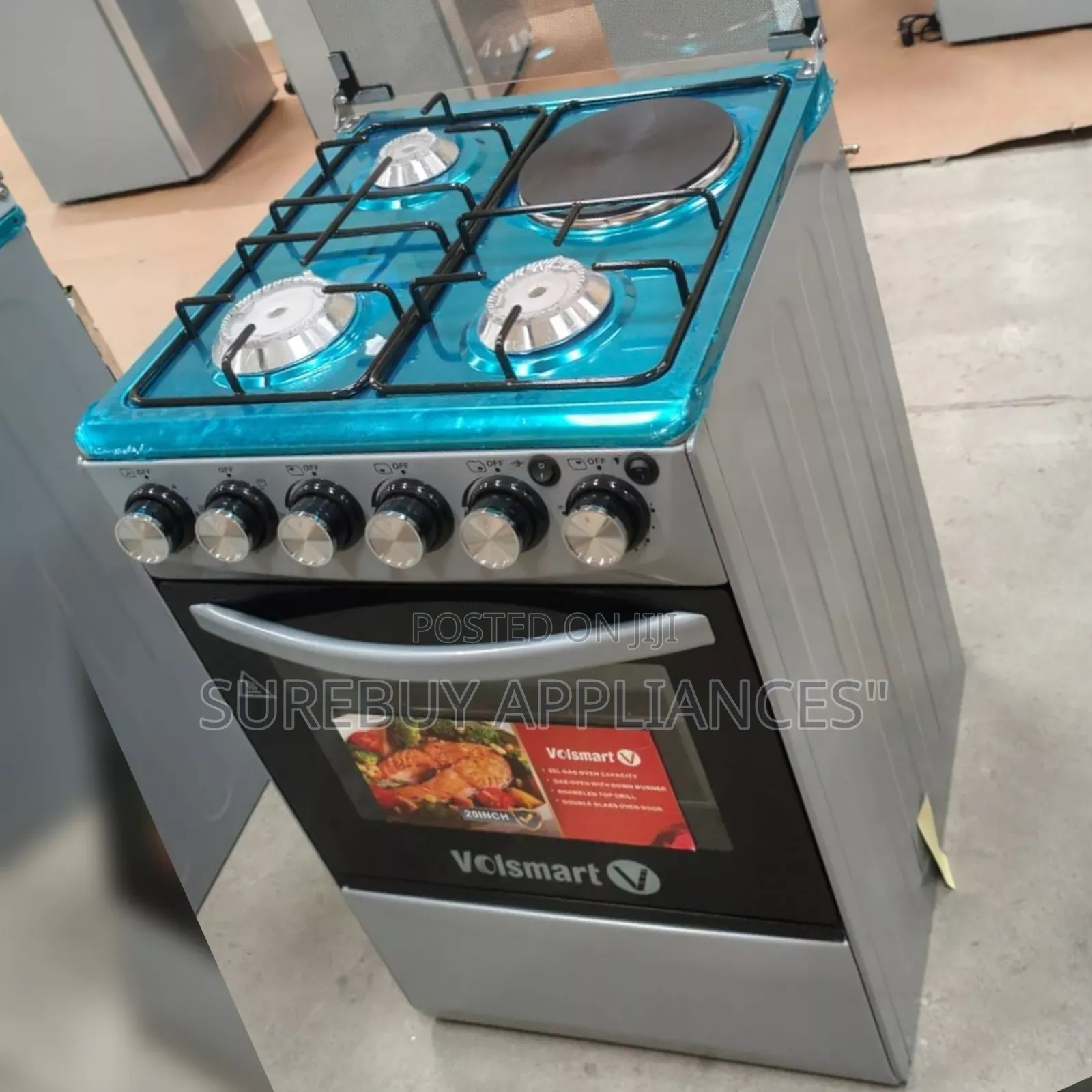 Volsmart 60×60 3+1E Gas Electric Cooker