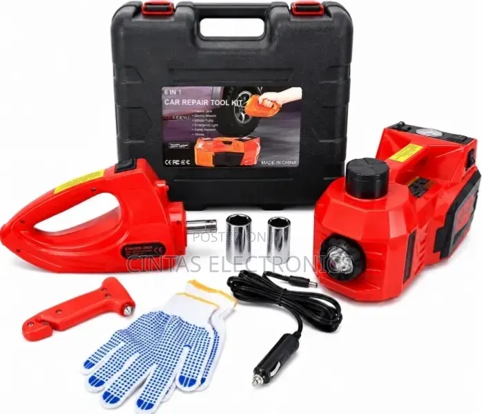 6-in-1 Car Repair Tool Kit Electric Jack