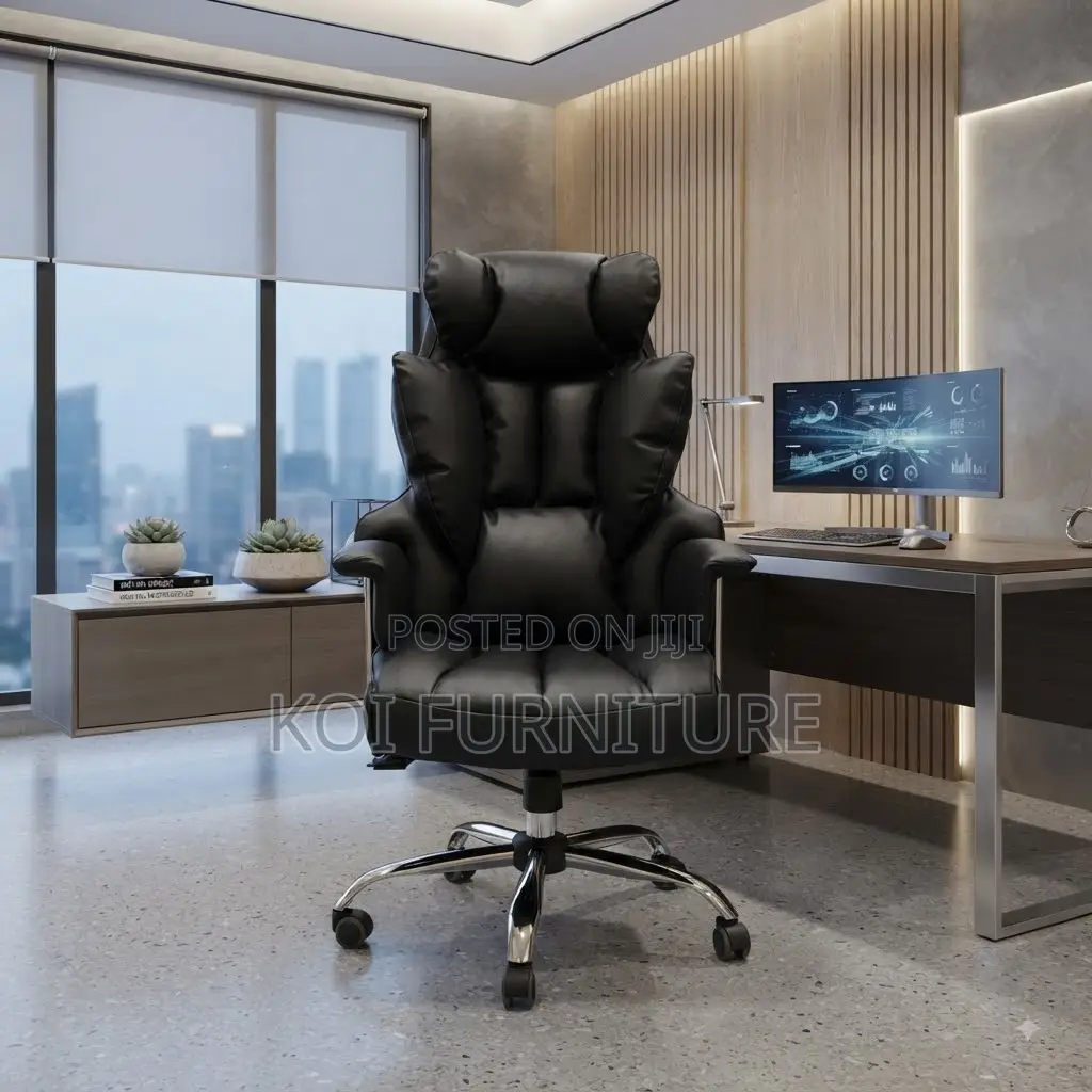 Office Chairs; High Back Leather Butterfly Office Seats