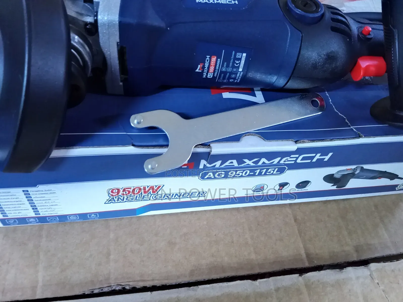 Maxmech 950W Angle Grinder AG 950-115l - 115mm Angle Grinder 