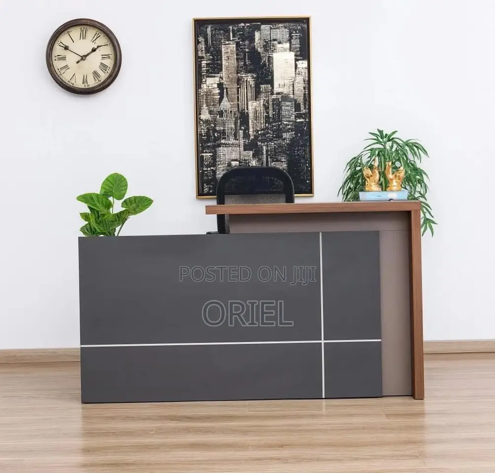 Office Reception Desk : 1600MM Visitor Reception Counter Desk