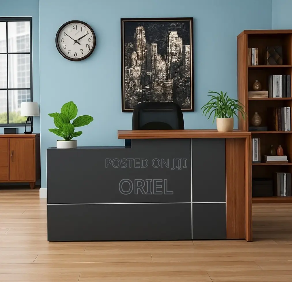 Office Reception Desk : 1600MM Visitor Reception Counter Desk