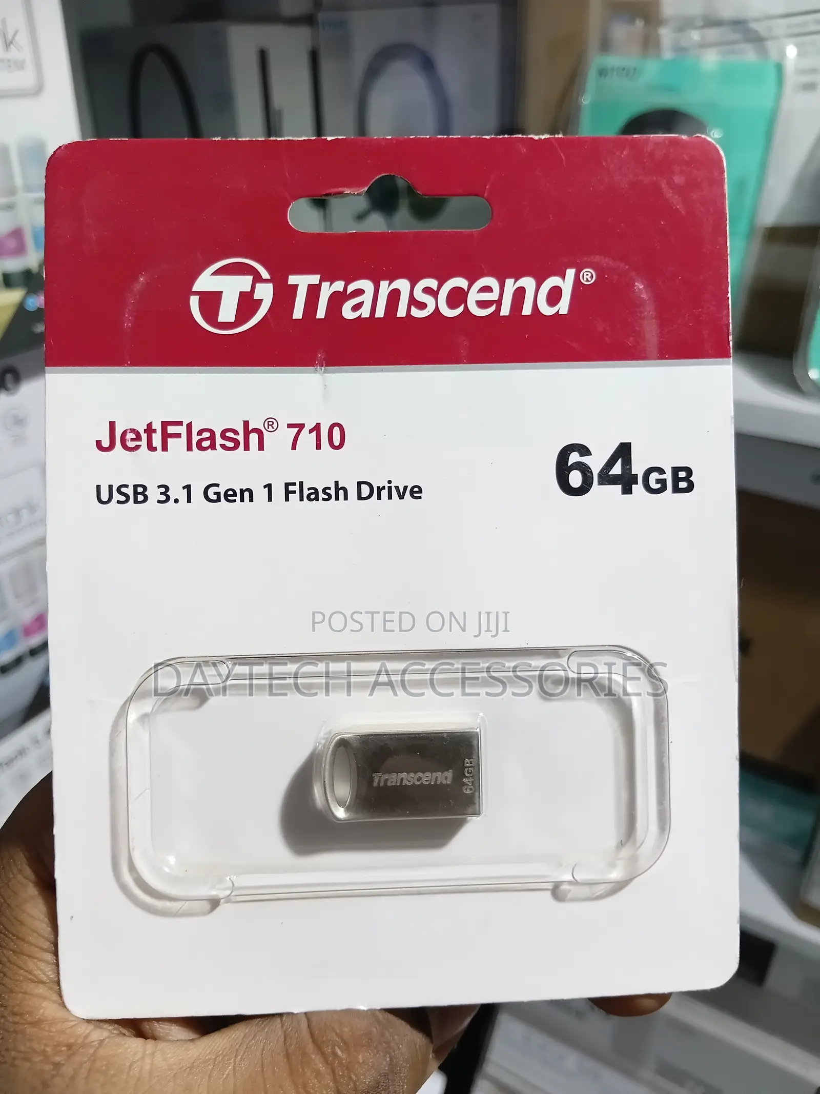 Transcend JetFlash 710 64 GB USB 3.0 Mini Flash Drive