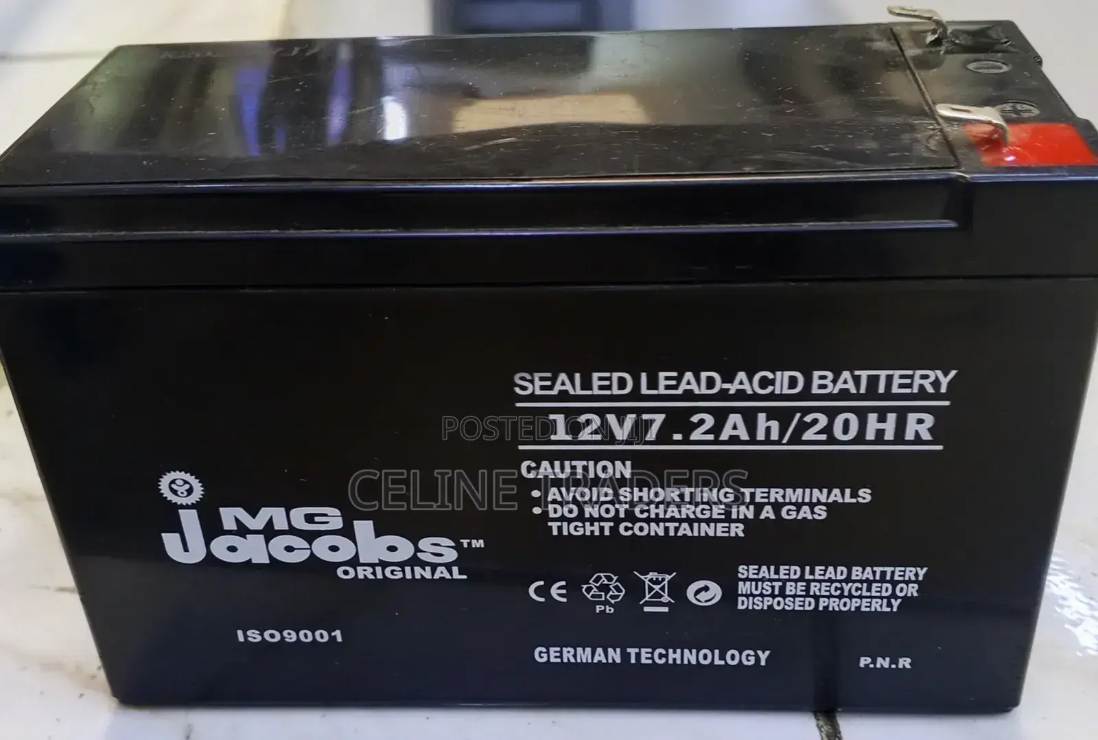 MG Jacobs 12v Rechargeable Batteries