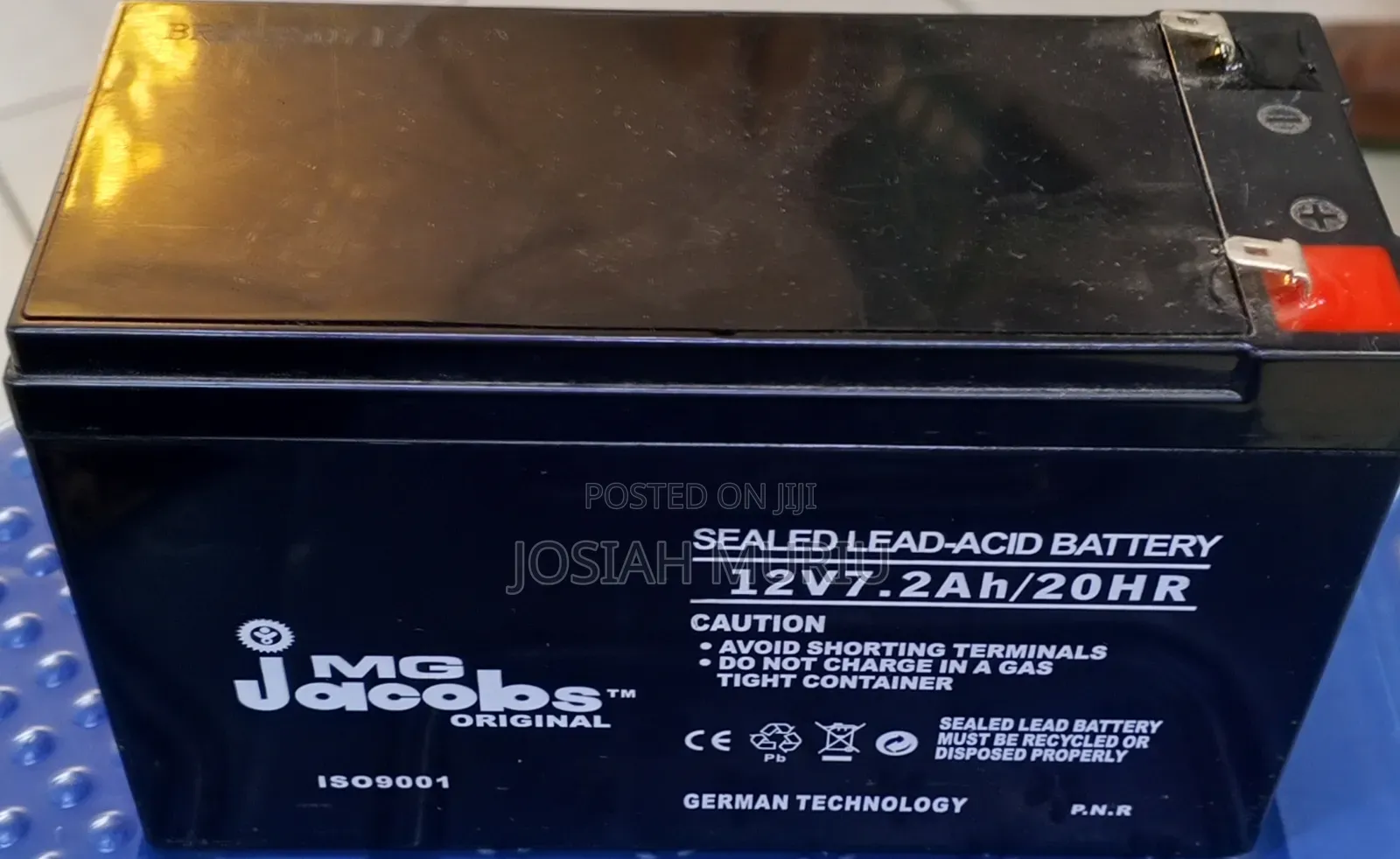 MG Jacobs 12v Rechargeable Batteries
