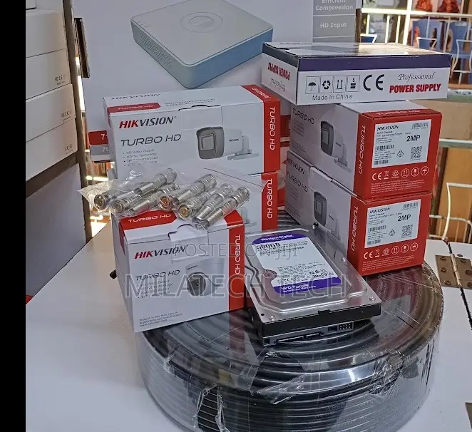 Hikvision CCTV 4 Channel Complete Kit | Security Cameras + DVR
