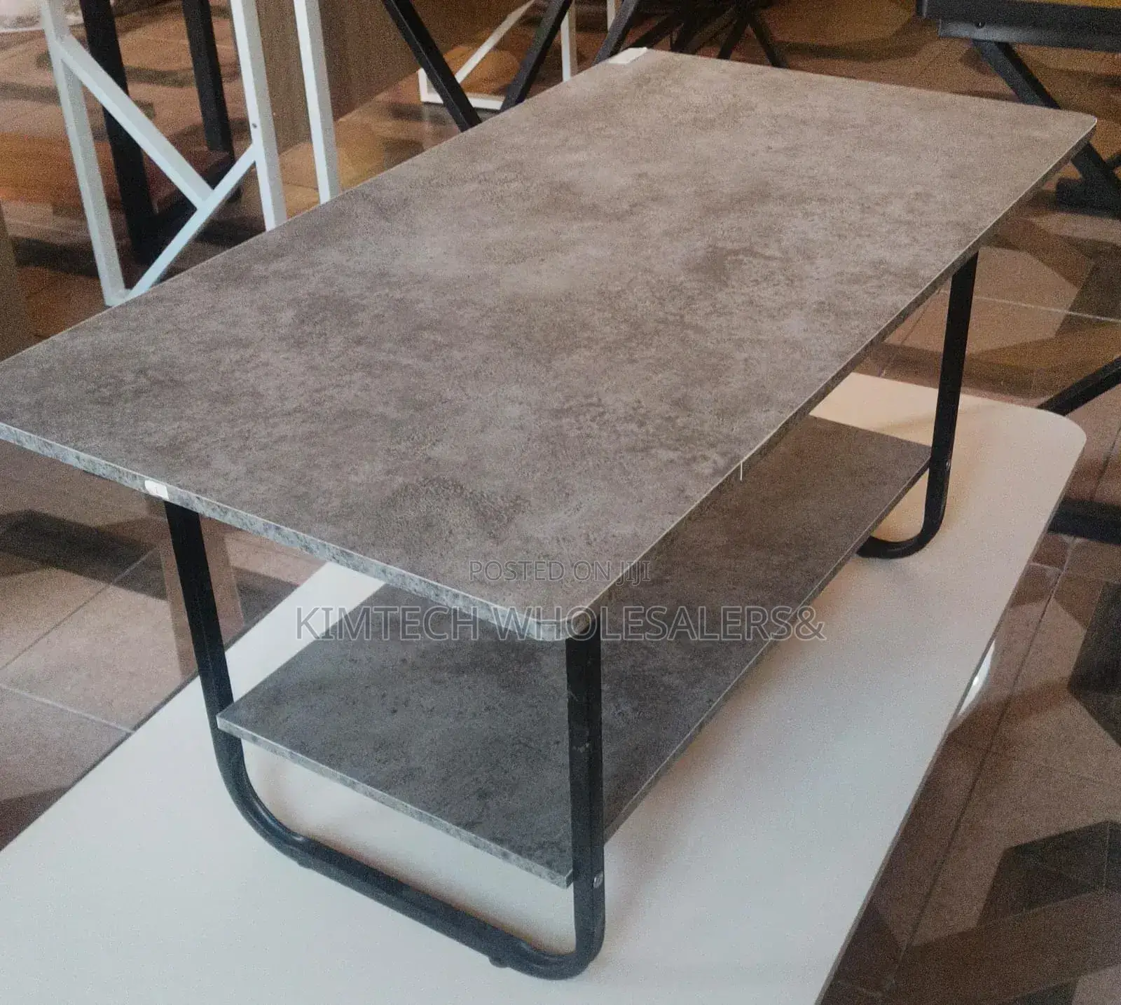 Imported Executive Marble Top Coffee Table