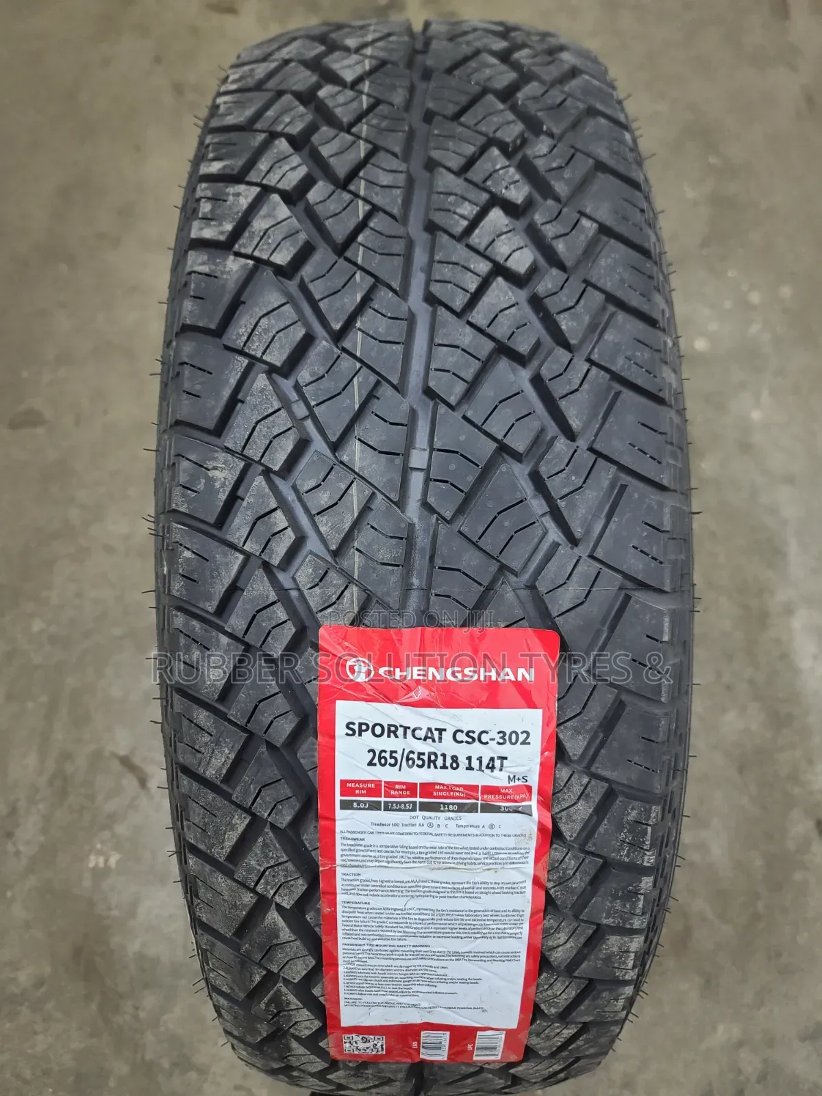 265 /65 R18 Shengshan Tyres 114t Sportcat CSC-302 All-Terrain