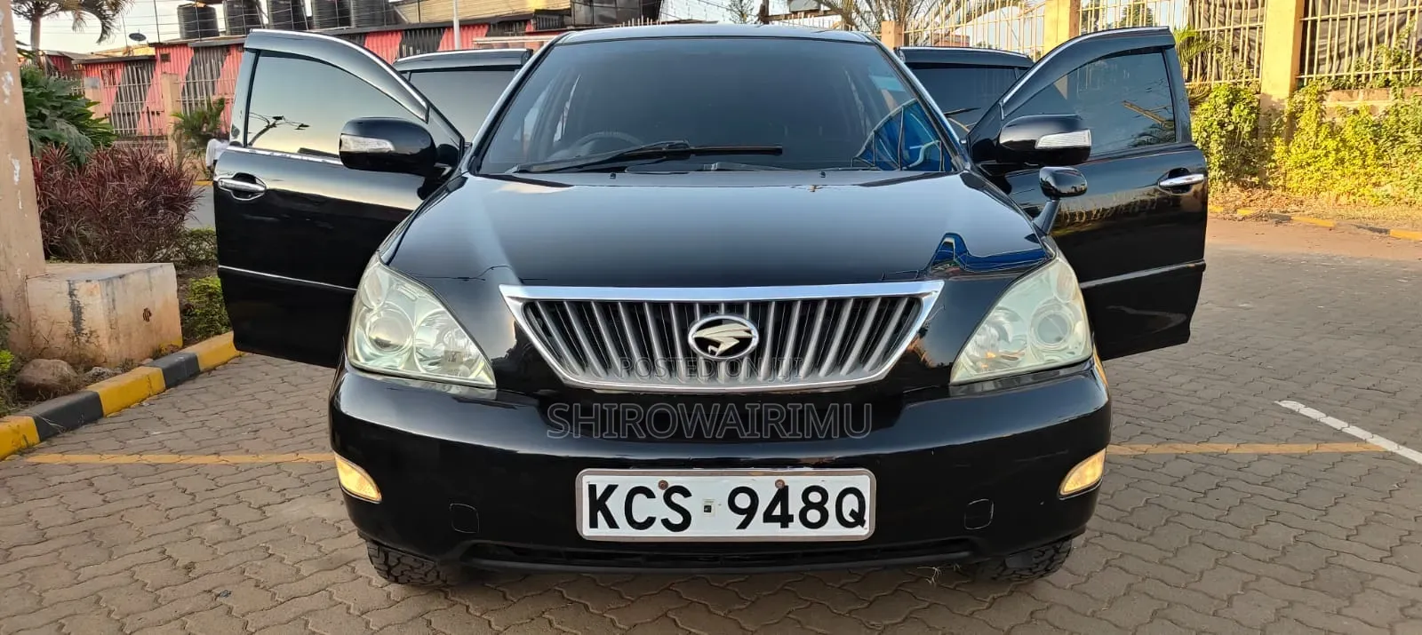 Toyota Harrier 2012 Matt Black