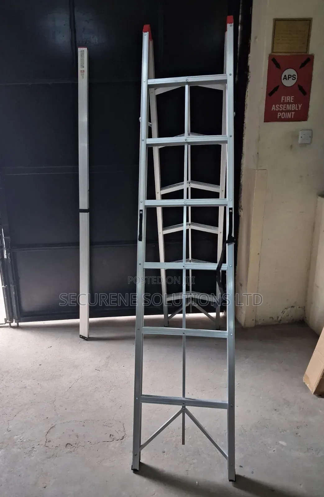 2*6-Step Aluminum Folding Stick Ladder