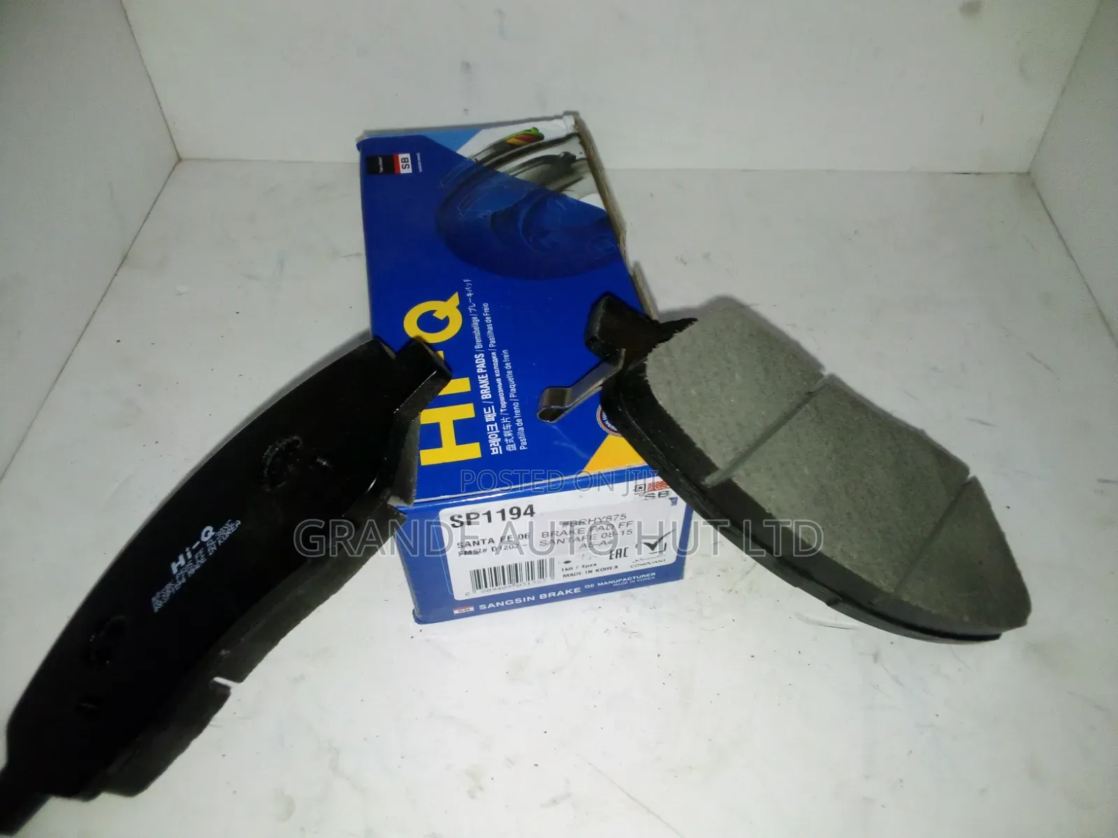 Brake Pad Front Hyundai Santafe/Kia Sorento 08-14