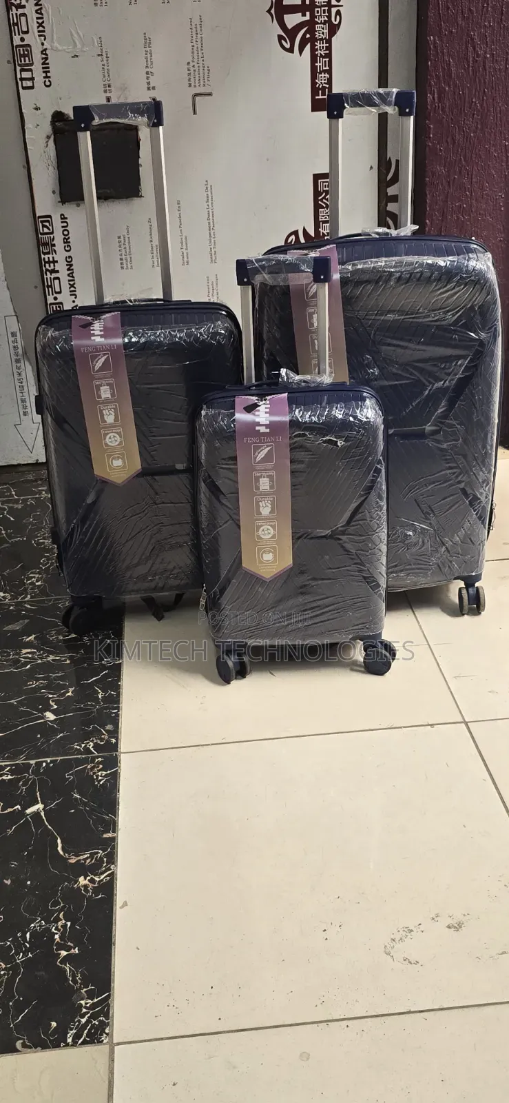 3 in 1 Unbreakable PP Suitcases