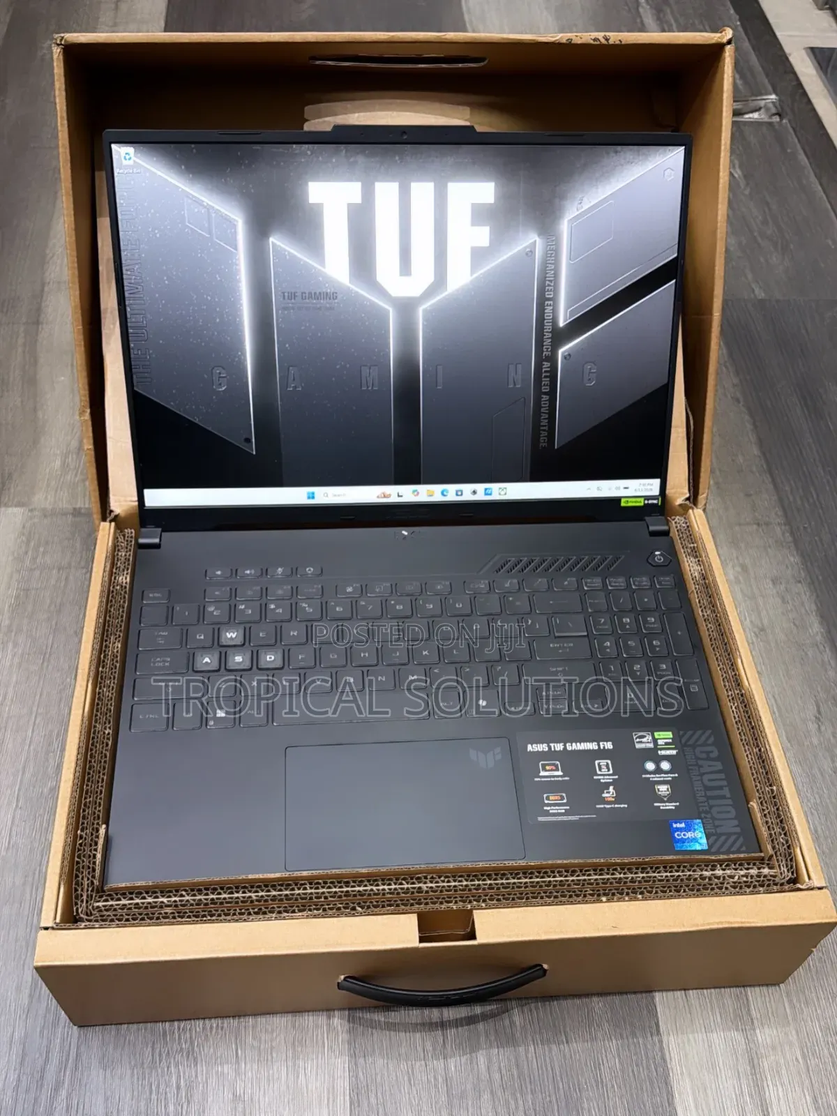 New Laptop Asus TUF Gaming F16 16GB Intel Core i7 SSD 512GB
