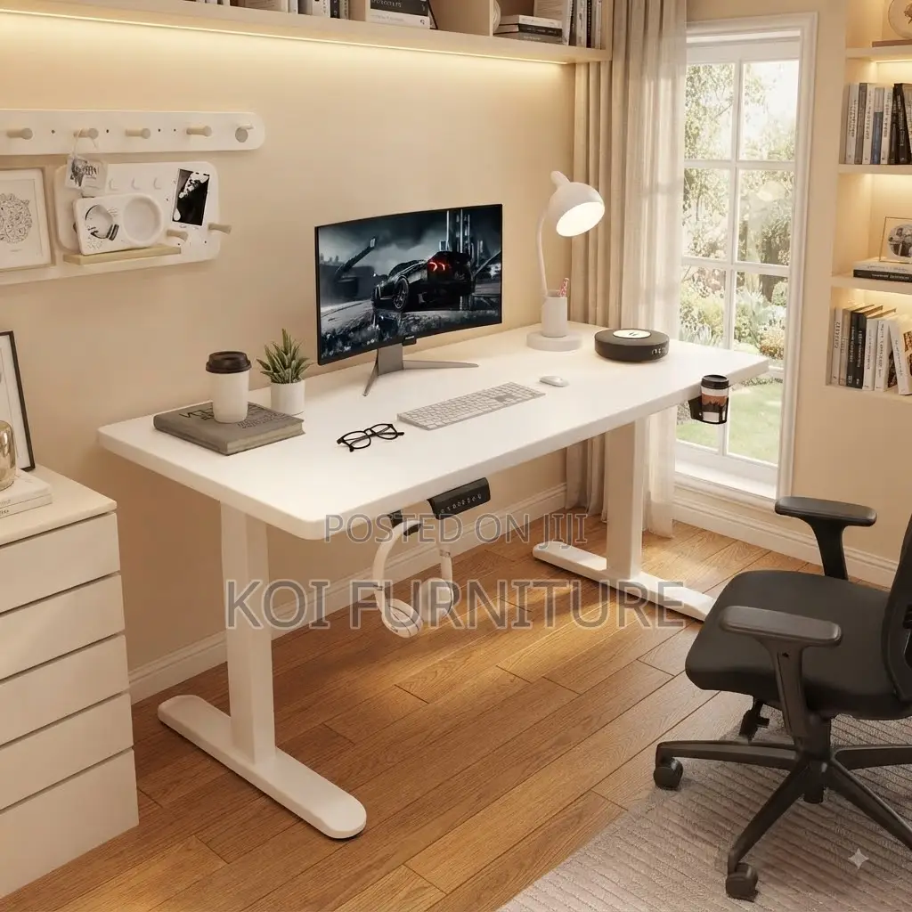 Office Desk; Ergonomic 1400mm Electric Height Standing Desk