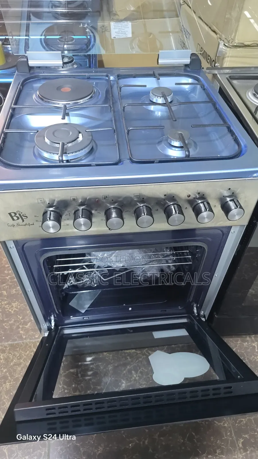 60*60 Standing Cooker With Turbo Fan,food Warmer,jet Valve at KSH 33500