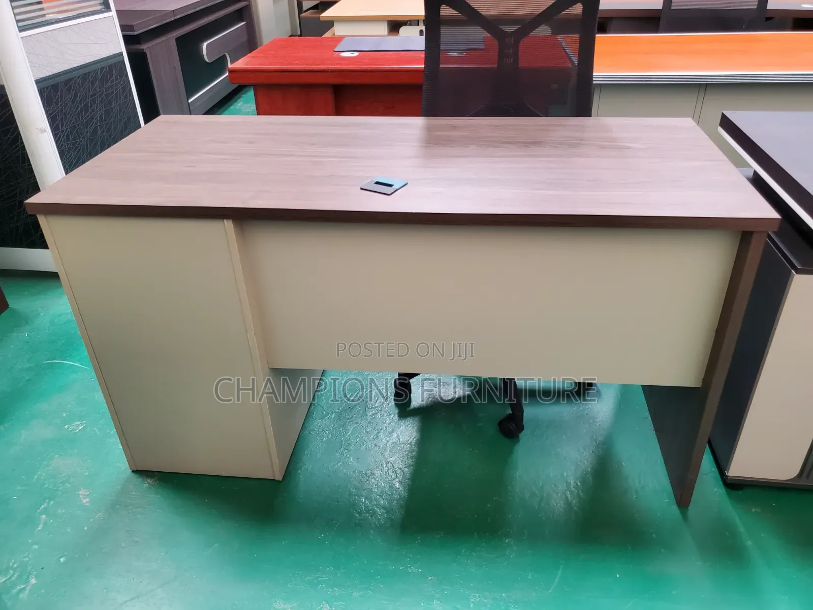 1.4M Walnut Office Desk