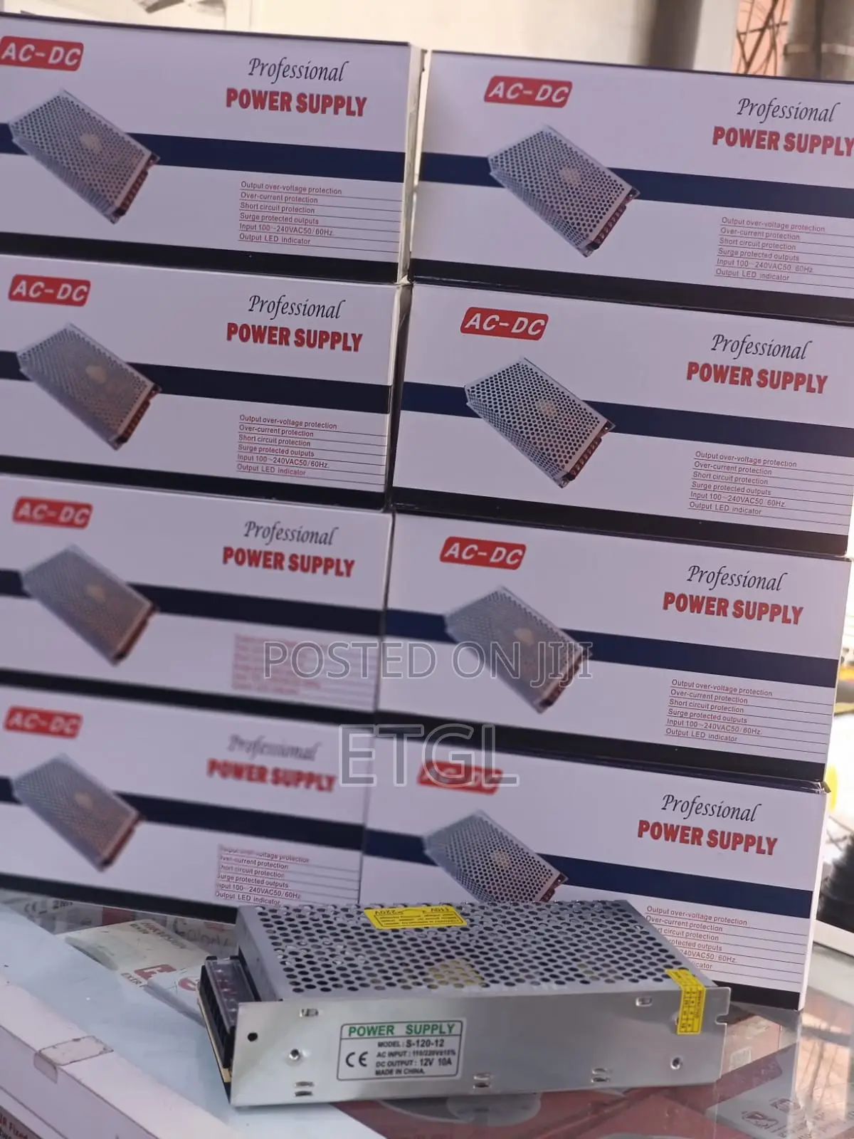 Power Supply 10amps Open
