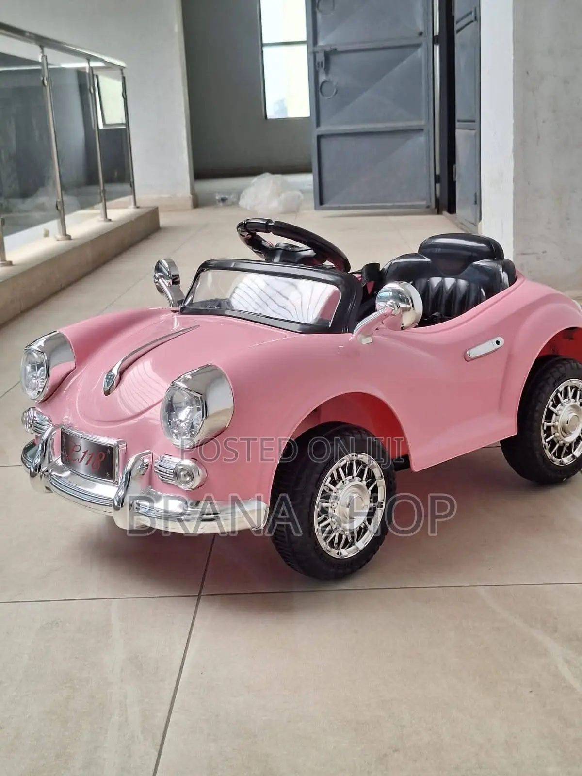 Pink Volkswagen Kids Electric Ride-on Car