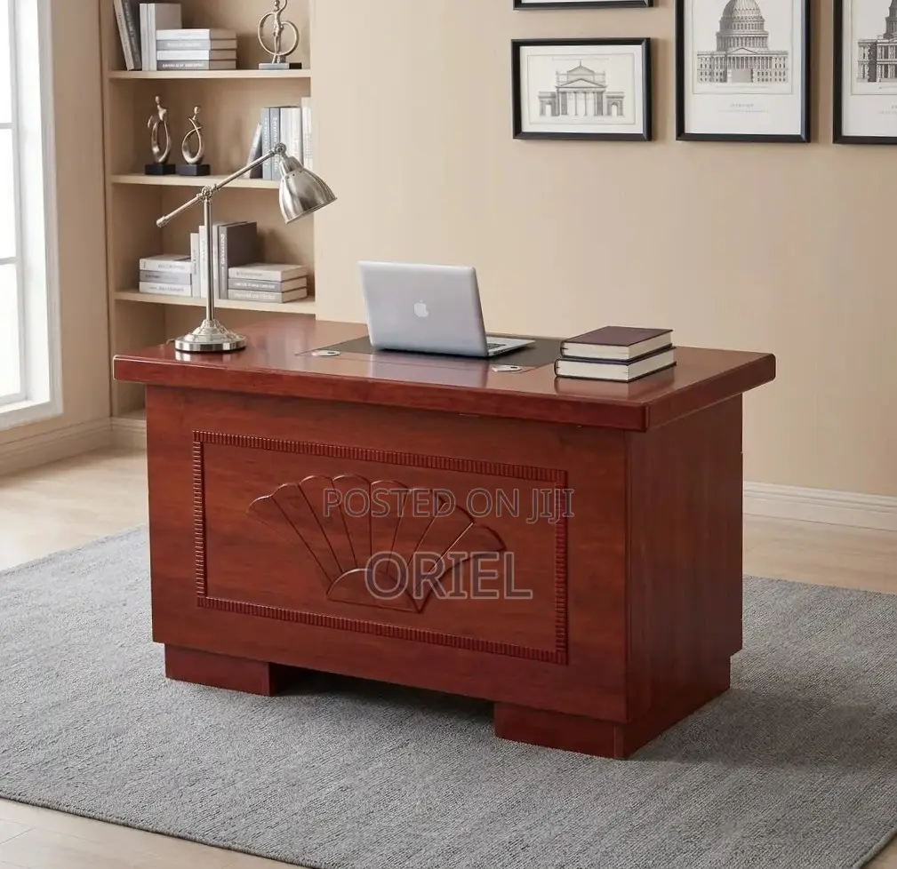 Office Mahogany Desk : 120CM Office Table