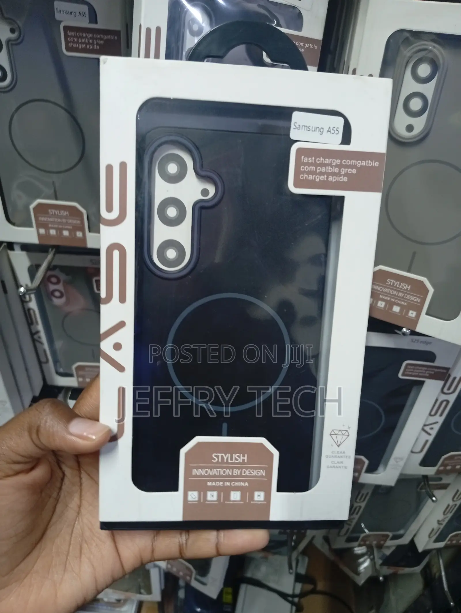 Translucent Matte MagSafe-style Phone Case for the Samsung Galaxy A55