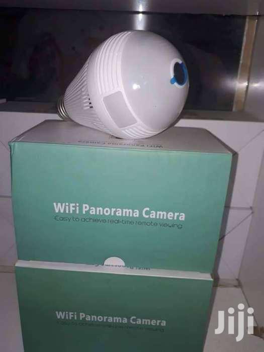 Nanny Wireless Panoramic Spy Bulb Camera Cctv