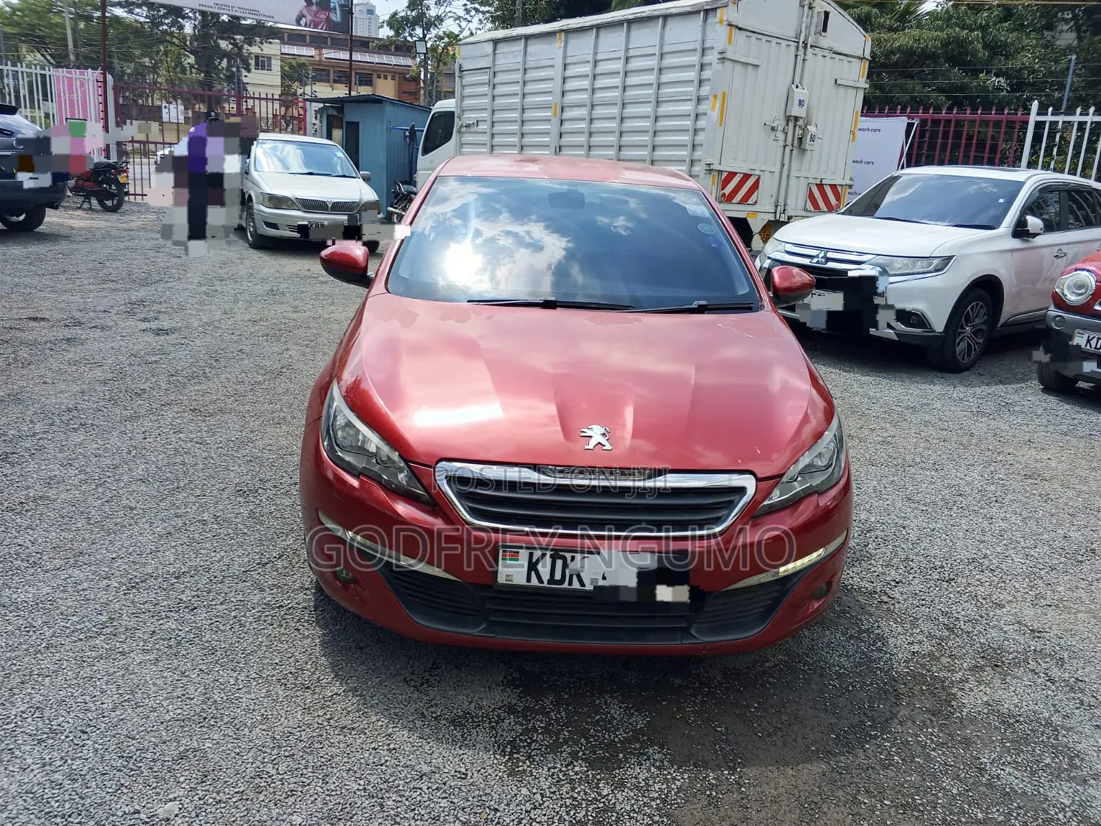 Peugeot 308 2015 Burgundy