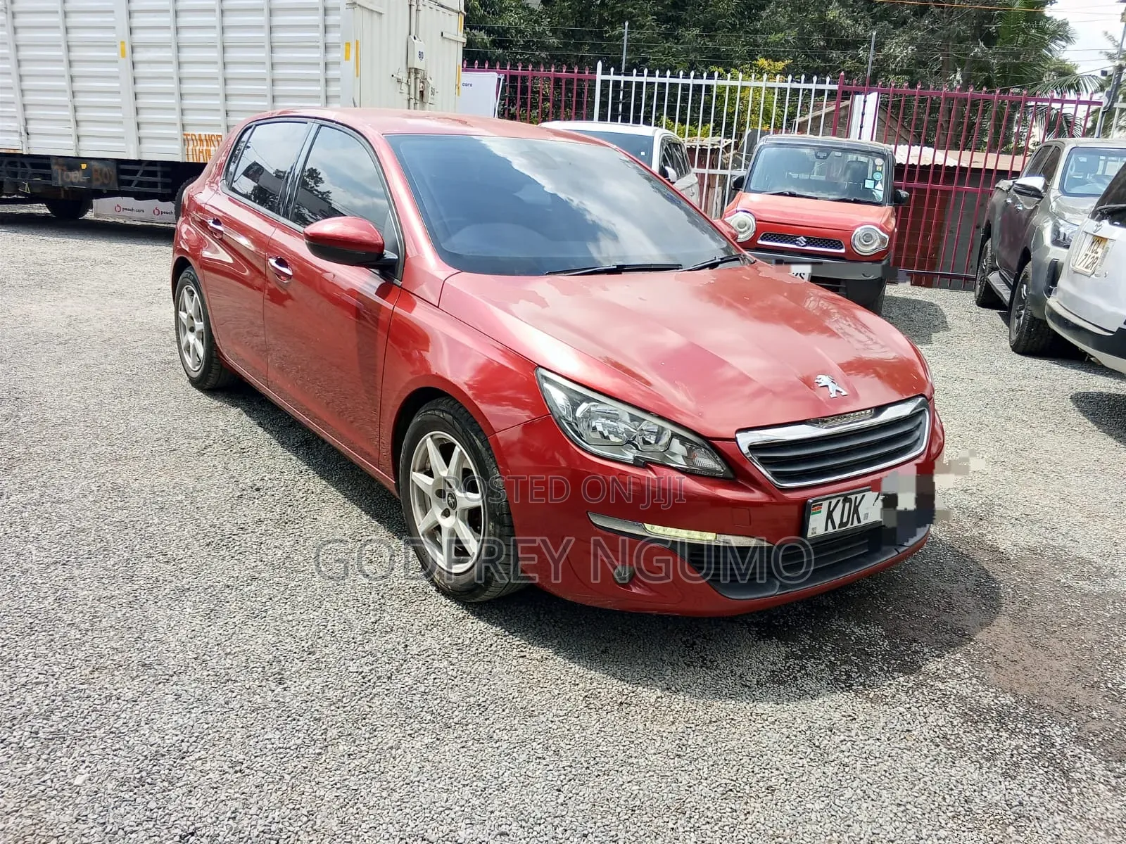Peugeot 308 2015 Burgundy