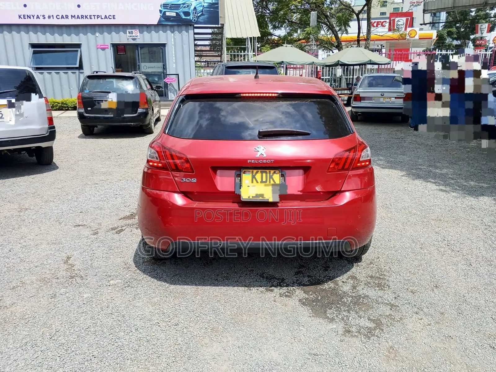 Peugeot 308 2015 Burgundy