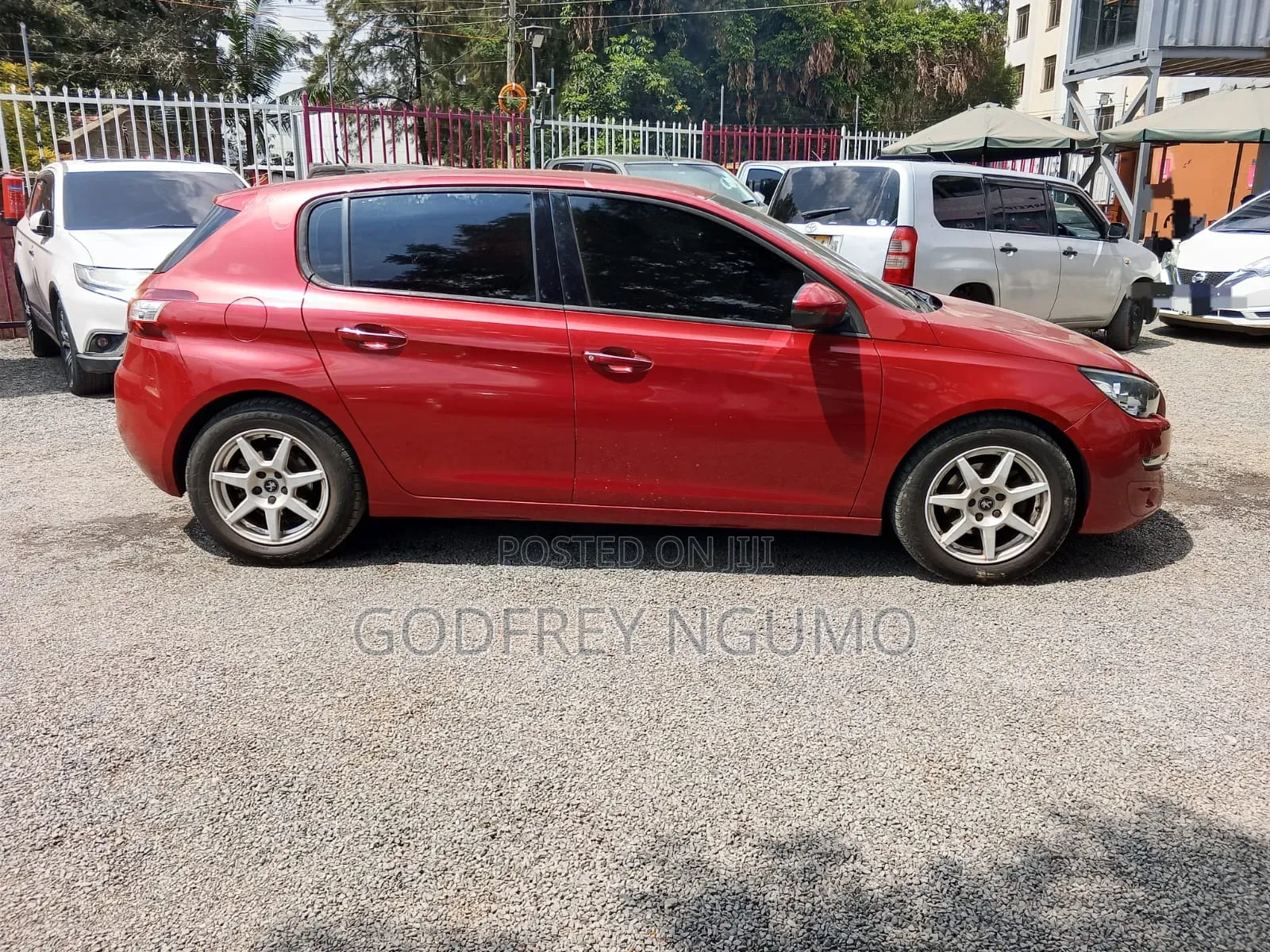 Peugeot 308 2015 Burgundy