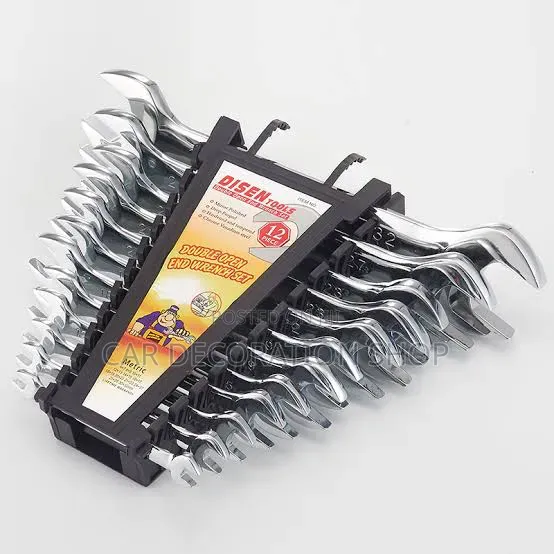 12pc Combined Spanners With Open Jaw One End and Closed Ring Joint