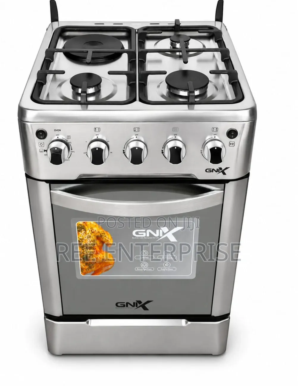 Gnix 50by 50 Standing Cooker With Electric Oven
Now Available.