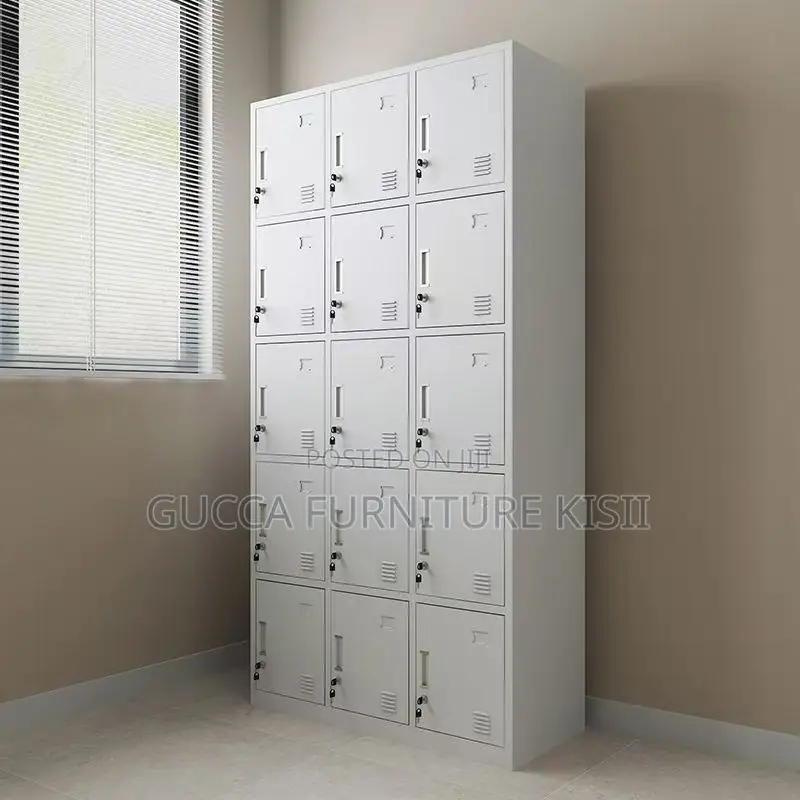 Office Cabinet; 15-Locker Gym Storage Cabinet