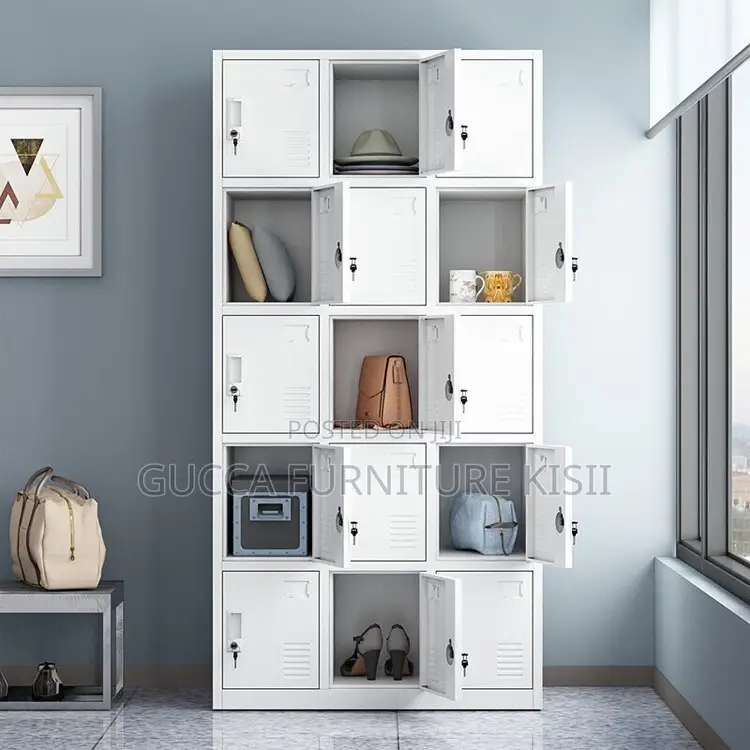 Office Cabinet; 15-Locker Gym Storage Cabinet