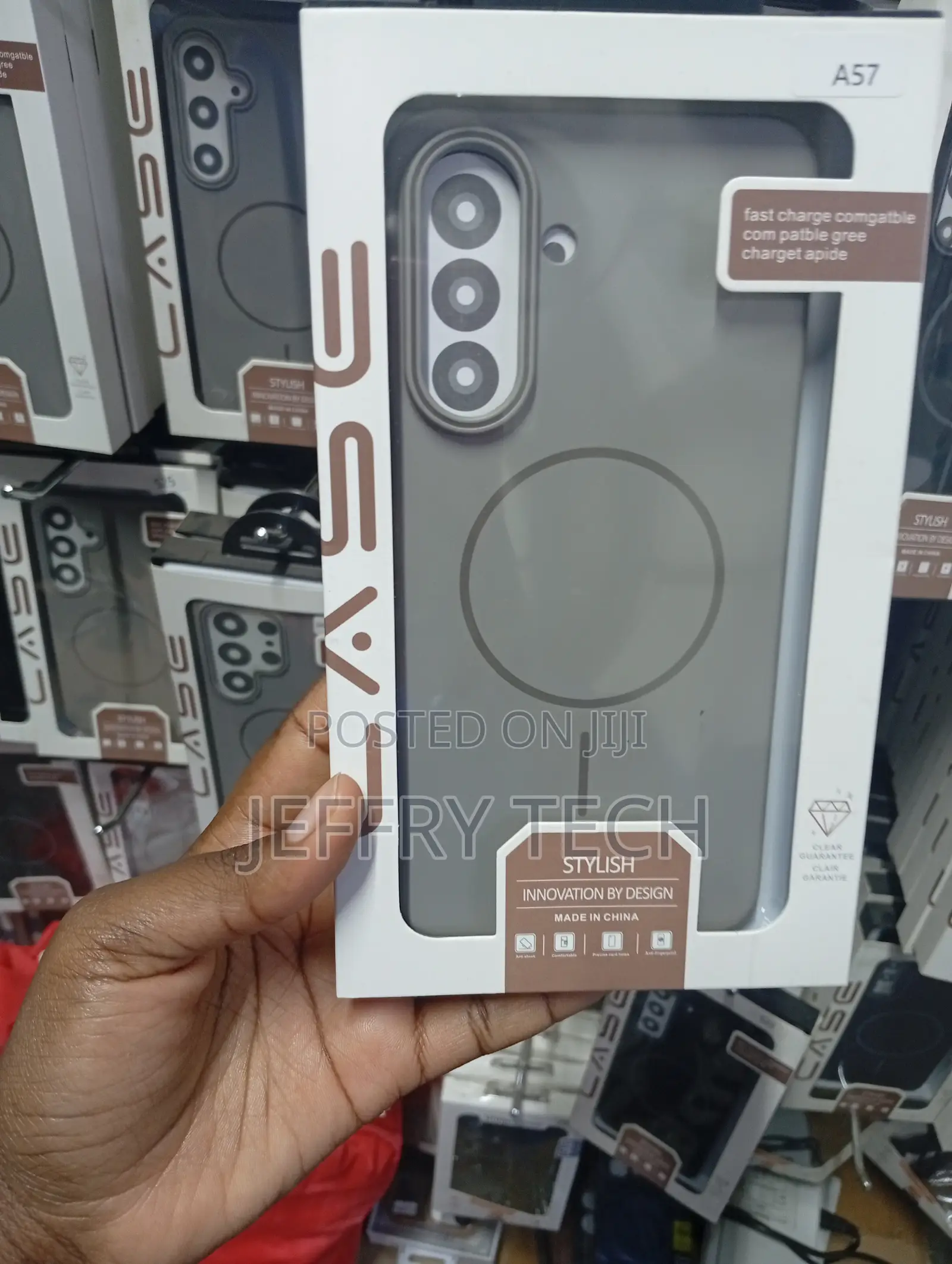 A Matte Translucent MagSafe Phone Case for the Samsung Galaxy A57 5G