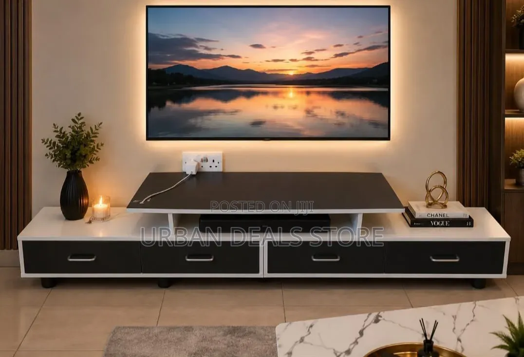 Imported Executive TV Stand With Drawers