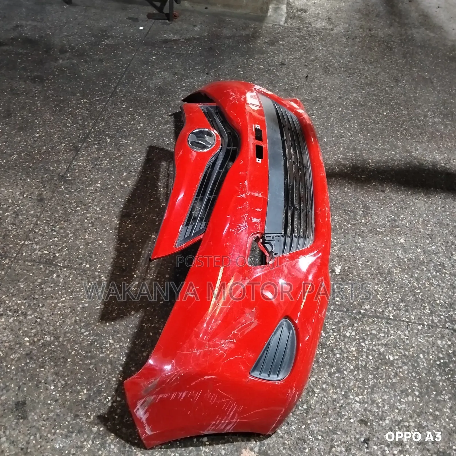 Toyota Vitz Jewela Model 2012 Front Bumper Complete, Clean Ex Japan